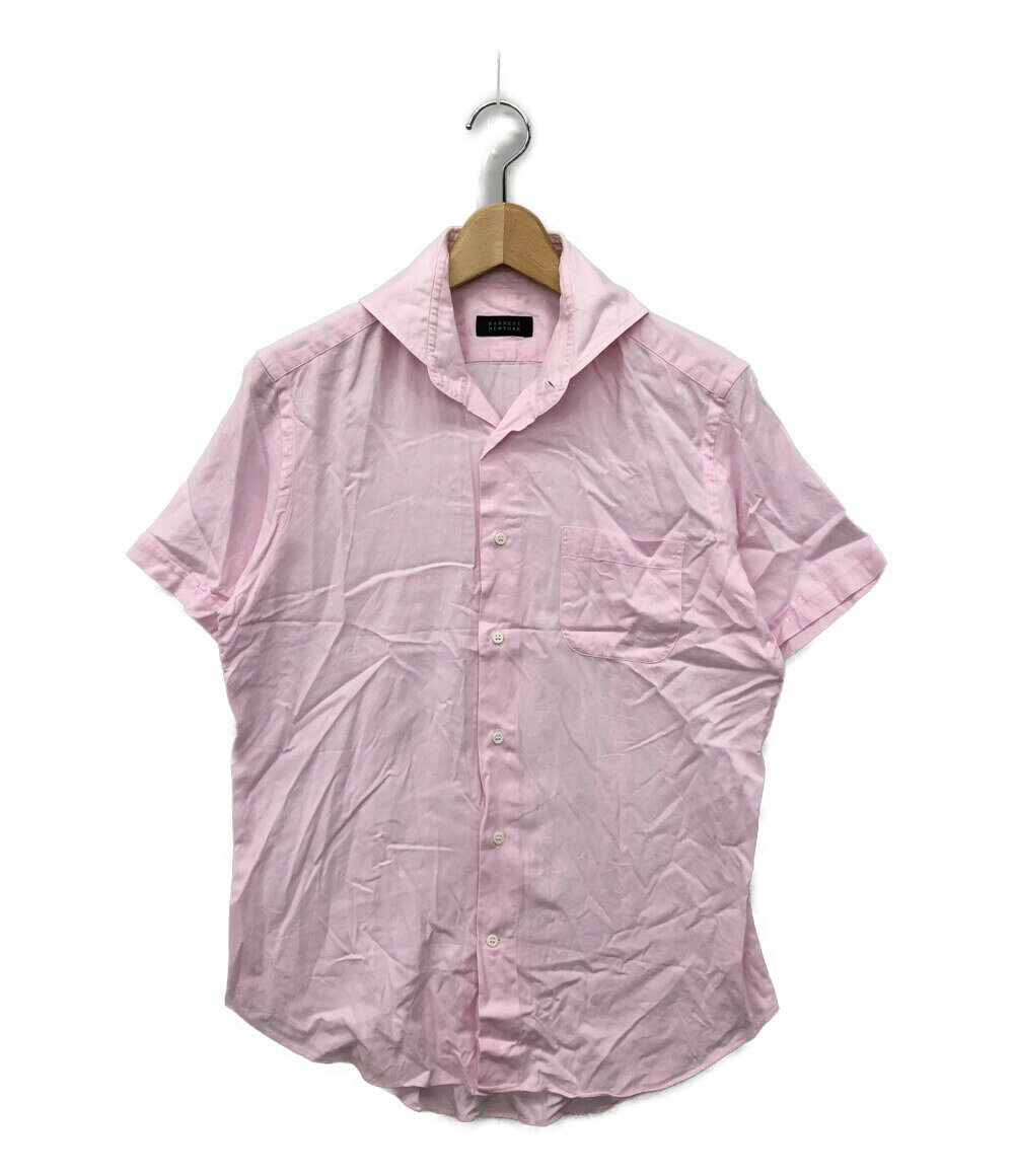 新品未使用】BARNEYS NEW YORK 長袖シャツ ピンク系 止まれ チェック