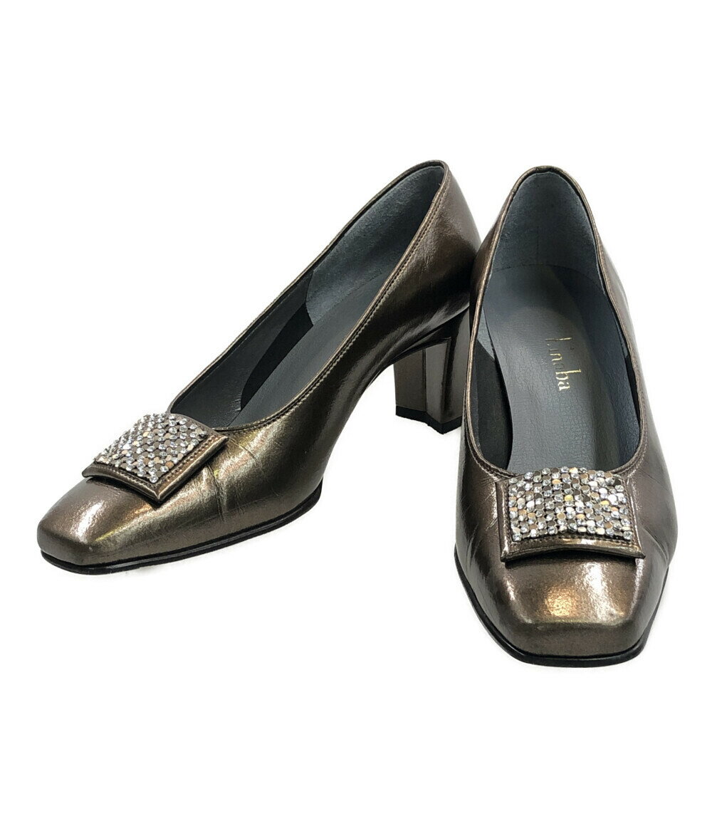 【先着クーポン27日1:59迄】【中古】 スクエアトゥパンプス レディース SIZE 22 (XS以下) t.inaba