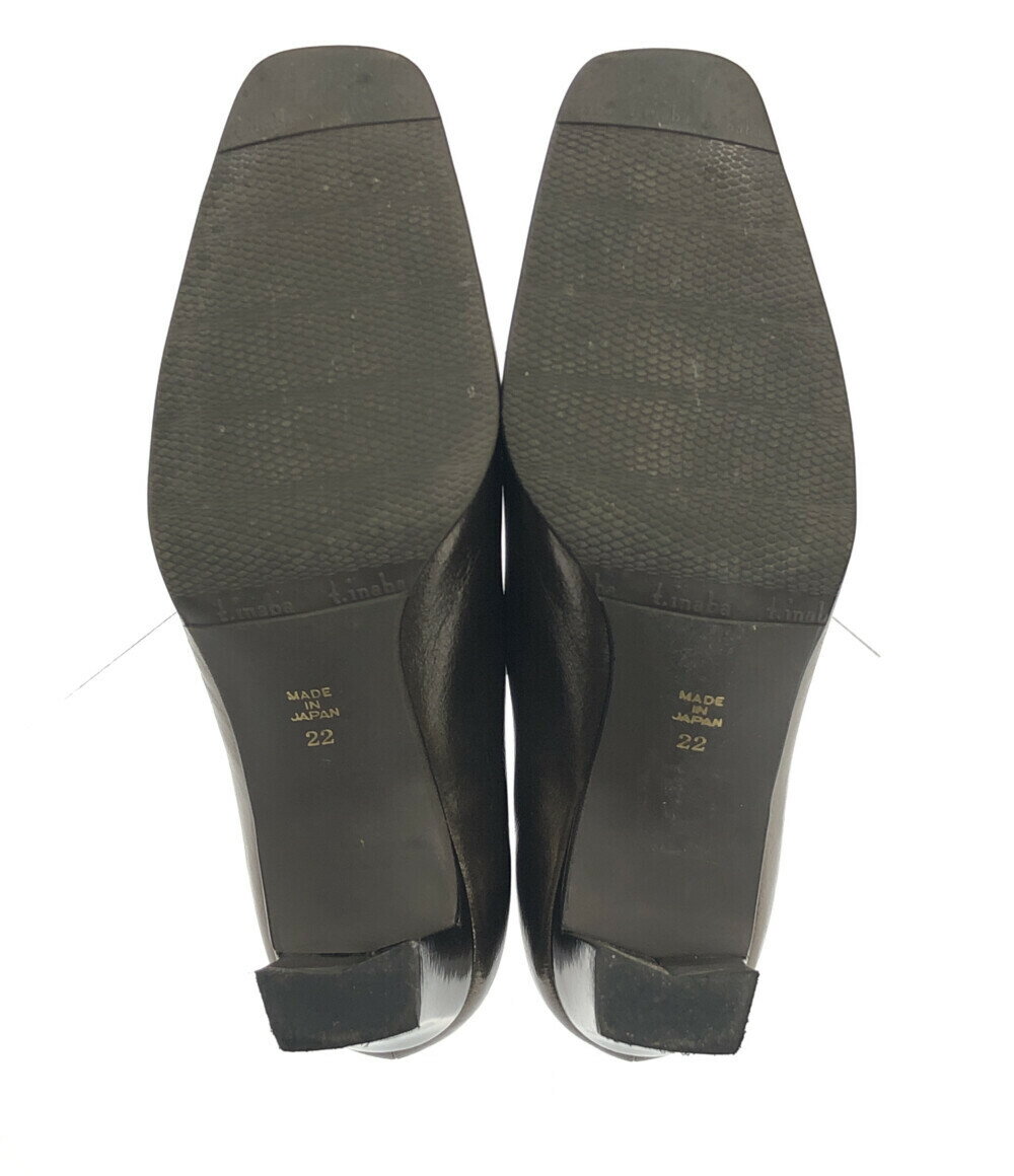 【全品5%OFFクーポン30日23:59迄】【中古】 スクエアトゥパンプス レディース SIZE 22 (XS以下) t.inaba