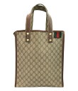【全品5%OFFクーポン7日23:59迄】【中古】 グッチ トートバッグ GGスプリーム シェリー 211135 001364 ユニセックス GUCCI