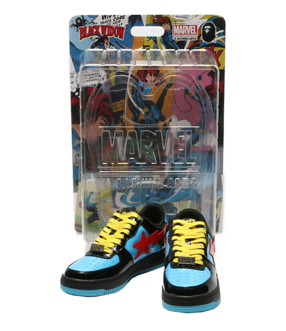 【中古】 アベイシングエイプ マーベル スニーカー ブルー 1I73191907 メンズ SIZE 26.5cm A BATHING APE／MARVEL