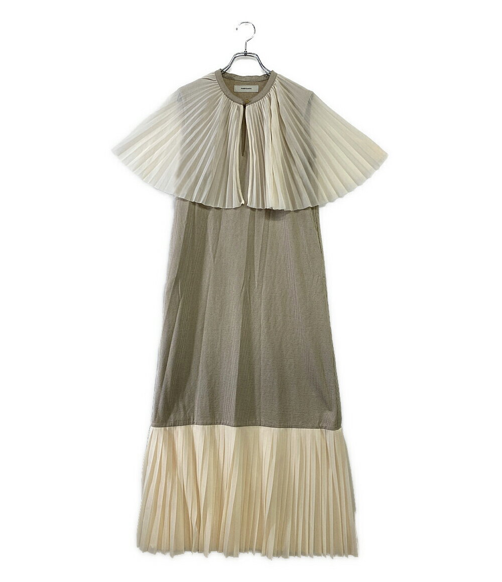 【中古】美品 フミエタナカ ワンピース pleats neck 0P レディース SIZE 2 FUMIE TANAKA