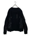 【中古】 サカイ ナイロンコットンツイルニット SCW-061 ブラック レディース SIZE 1 sacai