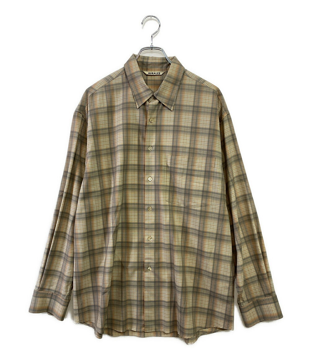 楽天市場】auralee super light wool check shirtsの通販 楽天市場】auralee super light wool check shirtsの通販