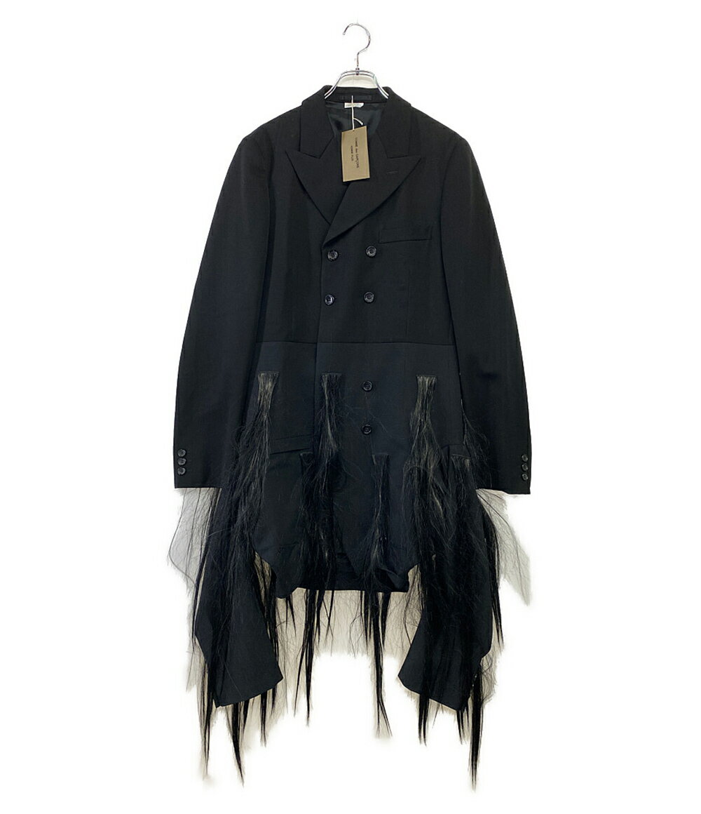 【中古】 コムデギャルソンオムプリュス ジャケット ブラック エクステデザイン 24ss PM-J018 メンズ SIZE M COMME des GARCONS HOMME PLUS/24SS
