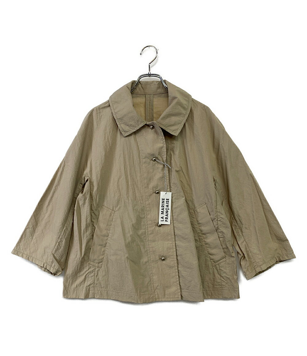 【中古】美品 マリンフランセーズ ナイロンジャケット ベージュ レディース SIZE - LA MARINE FRANCAISE