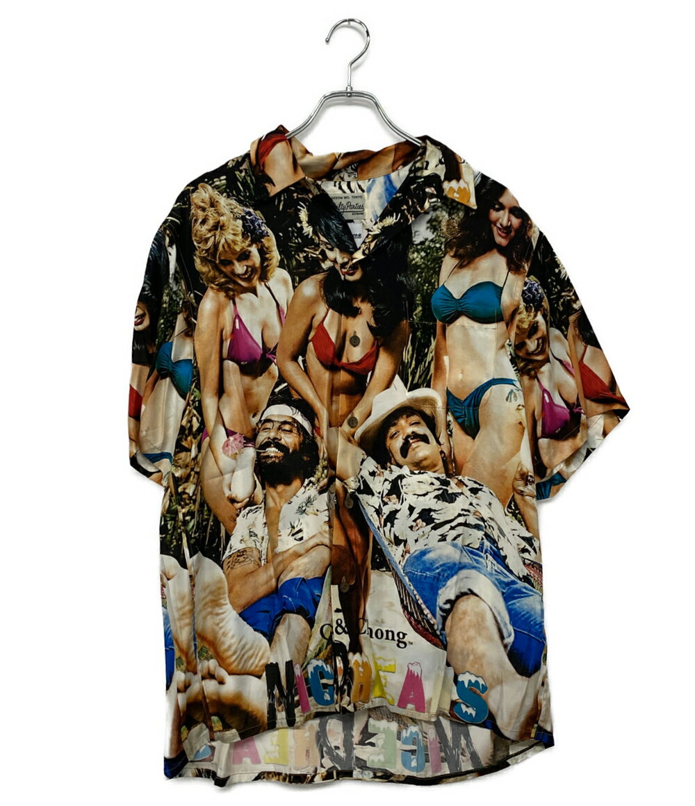 【先着クーポン27日1:59迄】【中古】 ワコマリア 半袖シャツ Nice Dream メンズ SIZE M Guilty parties Cheech & Chong x WACKO MARIA