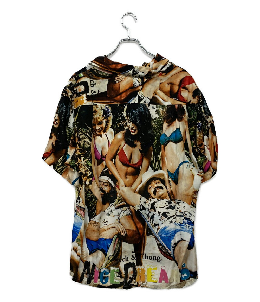 【先着クーポン27日1:59迄】【中古】 ワコマリア 半袖シャツ Nice Dream メンズ SIZE M Guilty parties Cheech & Chong x WACKO MARIA