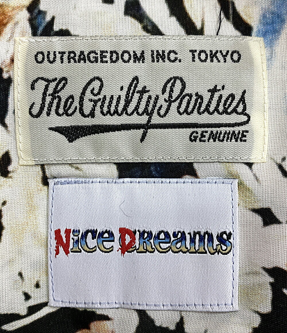【先着クーポン27日1:59迄】【中古】 ワコマリア 半袖シャツ Nice Dream メンズ SIZE M Guilty parties Cheech & Chong x WACKO MARIA