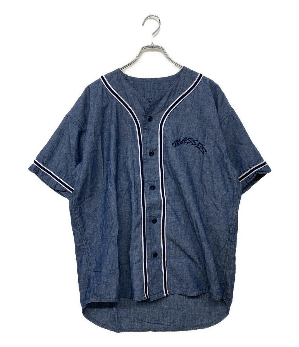 【中古】 マシス ベースボールシャツ 24ss メンズ SIZE S MASSES