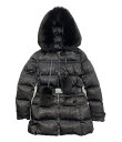 【中古】 プラダ ダウンコート ファーダウン 29Y277 ブラック レディース SIZE 40 PRADA