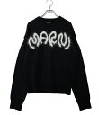 【中古】 マルニ ロゴニット クルーネック ブラック 23aw レディース SIZE 44 MARNI