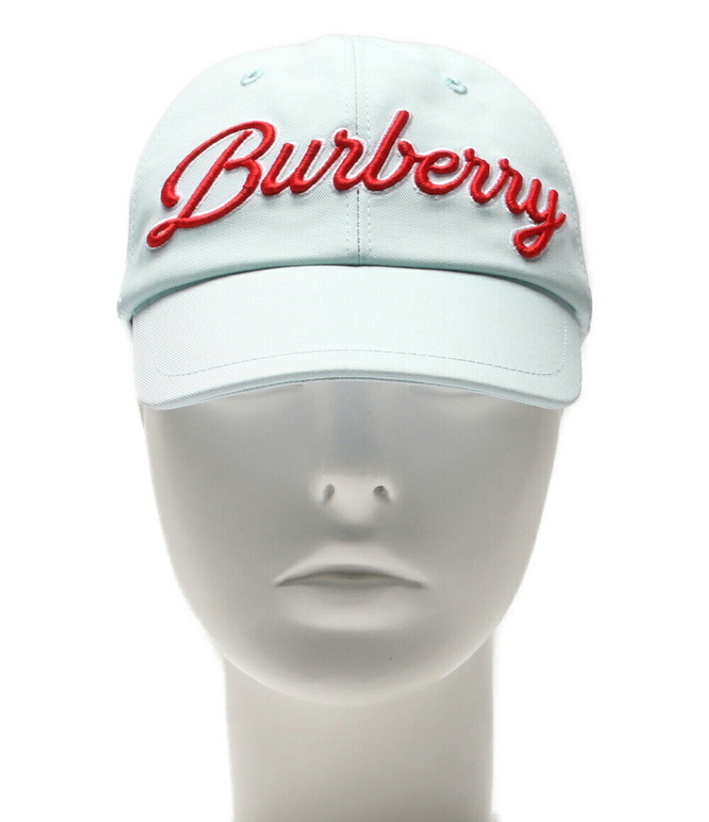 【中古】美品 バーバリー キャップ ブルー 8063544 レディース SIZE 54cm BURBERRY