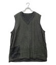 【中古】 ナイジェルケーボン ベスト 8046-00-70200 ヘンプ グレー メンズ SIZE 50 NIGEL CABOURN