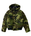 【先着クーポン11日1:59迄】【中古】 カナダグース ダウンジャケット カモ柄 Youth Rundle Bomber 7995Y キッズ SIZE S CA...