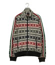 【中古】 ドルチェアンドガッバーナ ブルゾン ニット アーガイル柄 メンズ SIZE 46 DOLCE&GABBANA