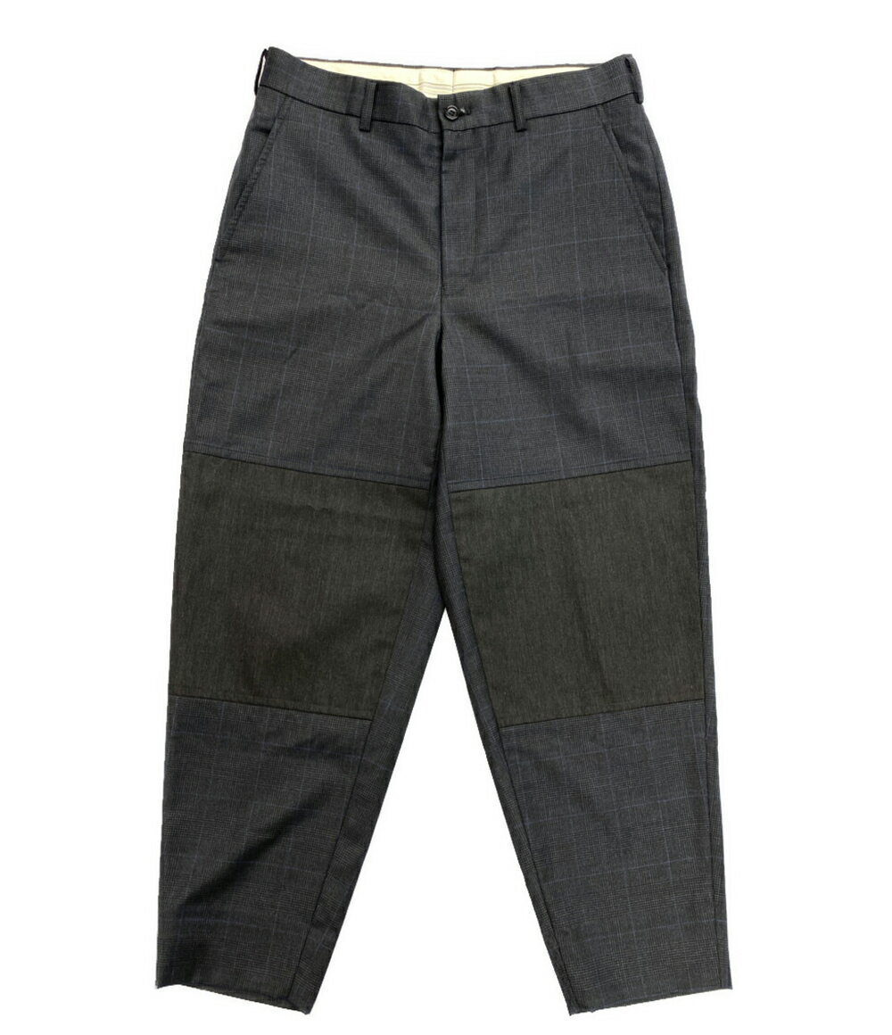 【中古】 コムデギャルソン オムドゥ パンツ スラックス 膝切替 AD2021 DI-P031 メンズ SIZE S COMME des GARCONS HOMME DEUX