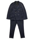 【中古】 ウノピゥウノウグァーレトレ リラックス スーツ 3ピース ネイビー×ブラック メンズ SIZE XL 1PIU1UGUALE3 RELAX