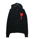 【中古】 アミ パーカー ブラック ニット メンズ SIZE XL AMI