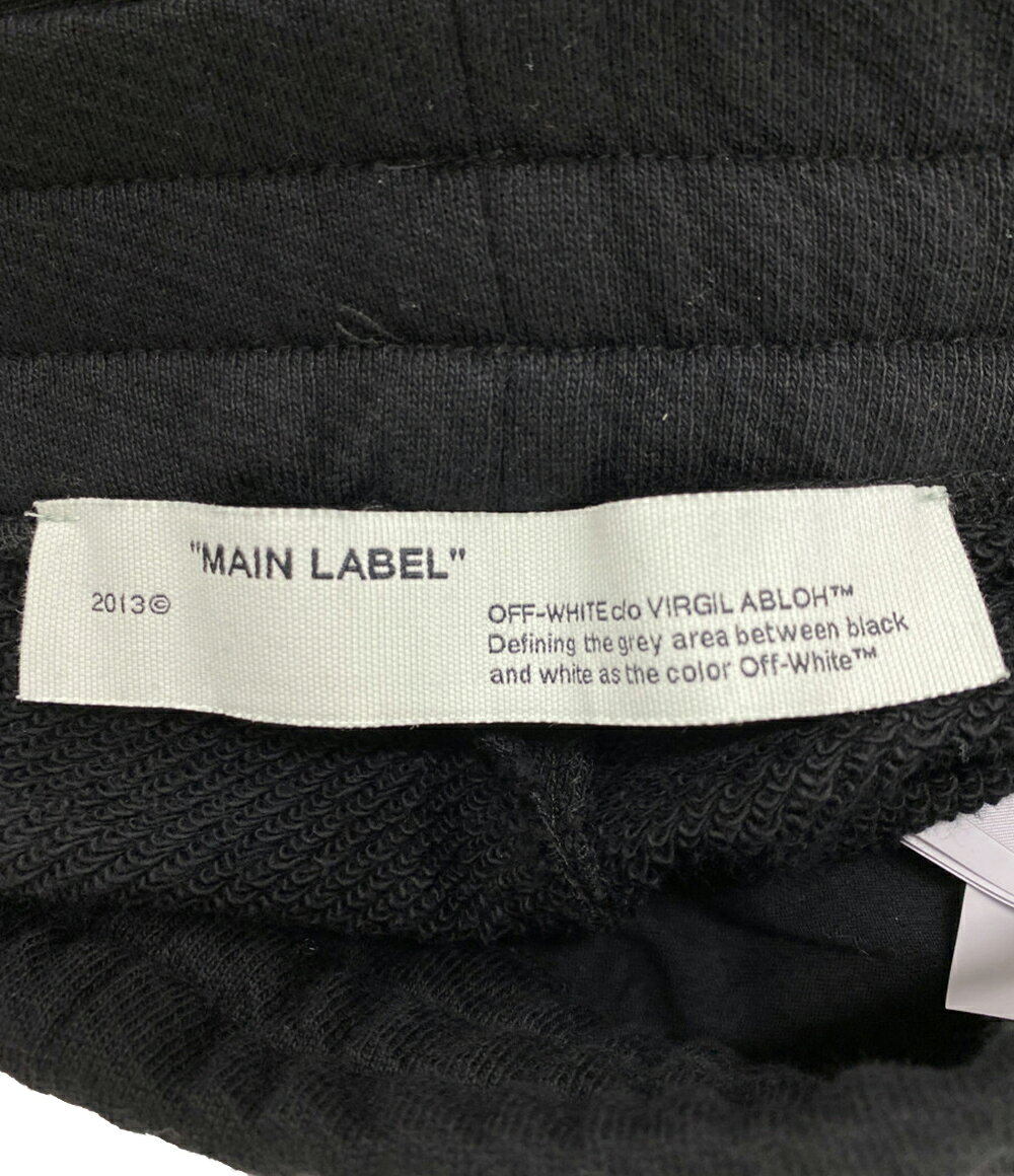 【中古】美品 オフホワイト パンツ ロゴマンツーマン 19AW メンズ SIZE XS OFF-White