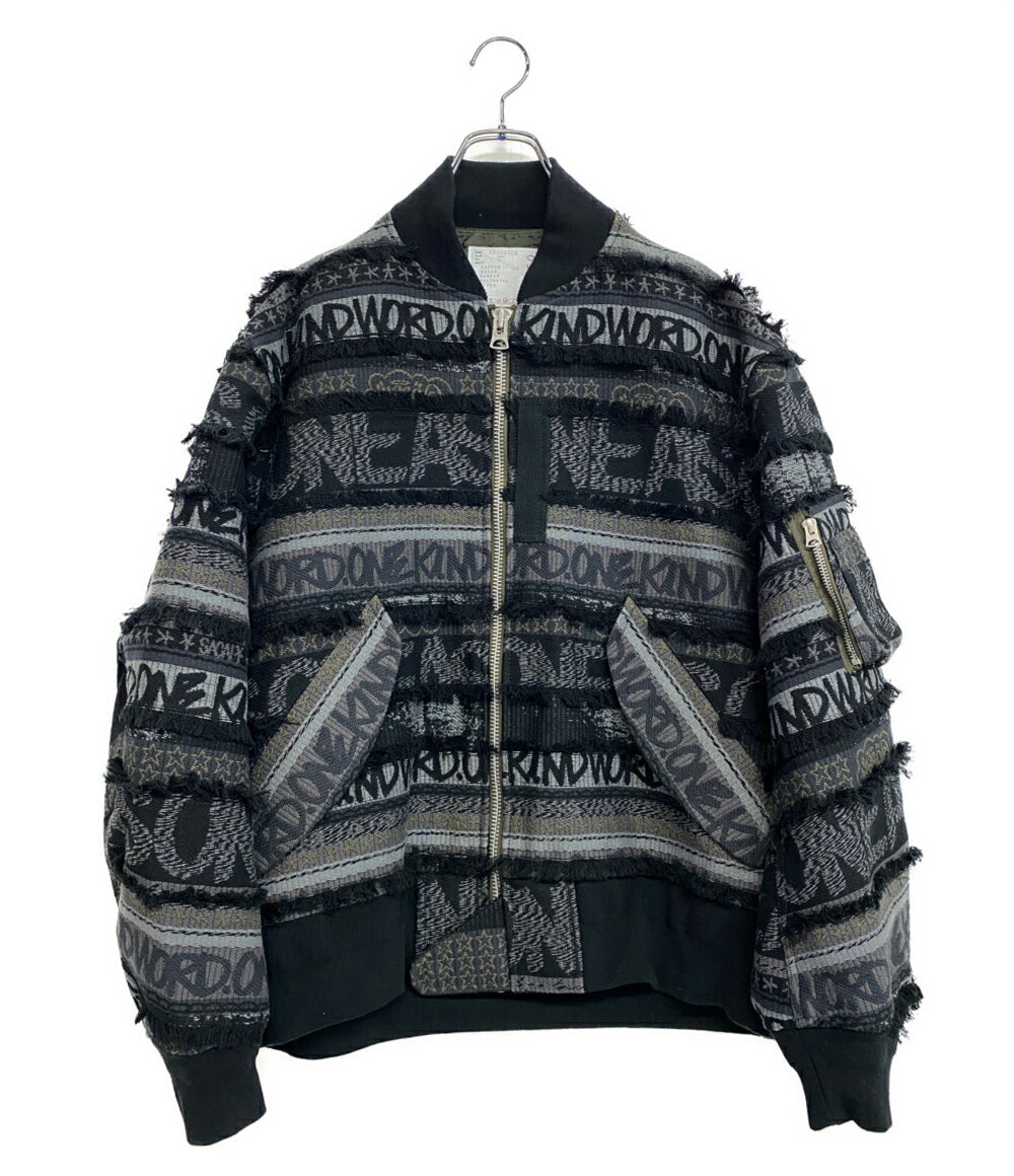 【先着クーポン27日1:59迄】【中古】 サカイ ブルゾン Eric Haze Jacquard Blouson 23SS 23-02960 メンズ SIZE ...