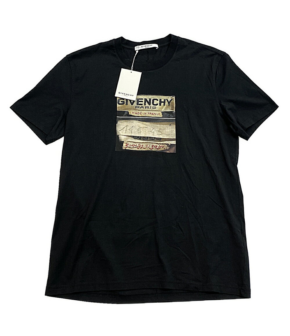 【先着クーポン27日1:59迄】【中古】 ジバンシィ 半袖Tシャツ タグプリント 17S 7346 651 メンズ SIZE ..