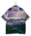 【先着クーポン27日1:59迄】【中古】 ルイヴィトン 半袖シャツ ポロシャツ ランドスケープ amen break 22SS メンズ SIZE L LOUIS...