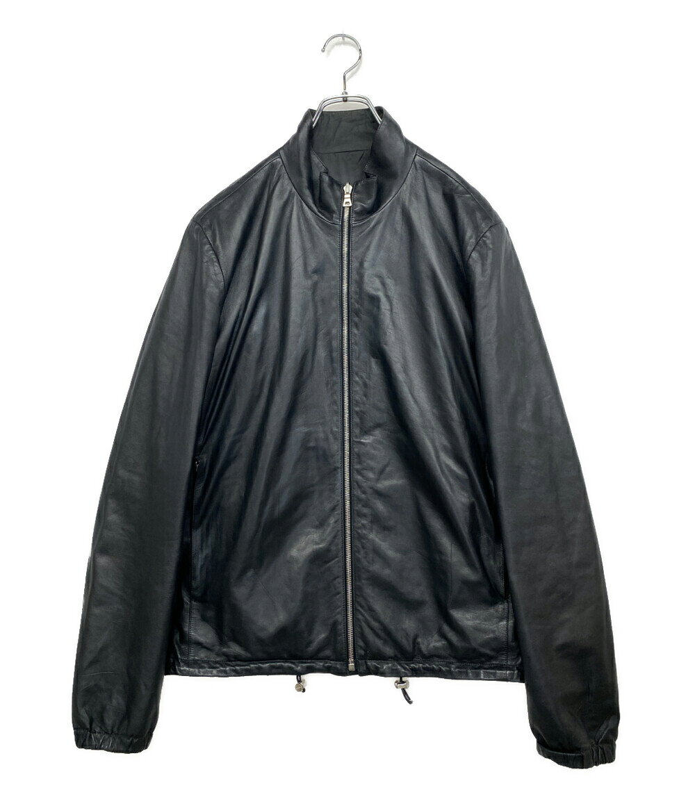 【先着クーポン27日1:59迄】【中古】 プラダ リバーシブルナイロンレザーブルゾン メンズ SIZE 50 PRADA