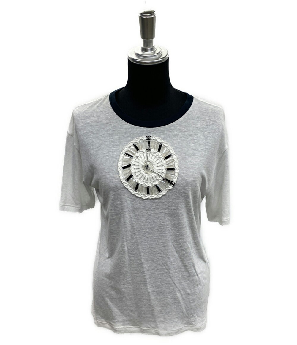 【中古】 シャネル 半袖Tシャツ 時�