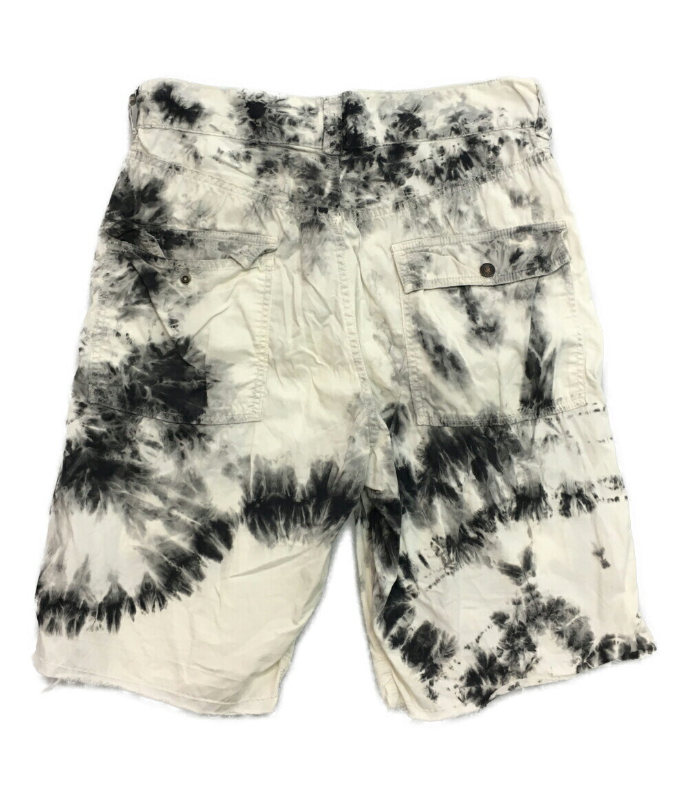 【7%OFFクーポン&500円OFFクーポン15日0時〜18日23:59迄】【中古】 キャピタル ショートパンツ タイダイ柄ショーツ KOR906SP19 メンズ SIZE XL KAPITAL