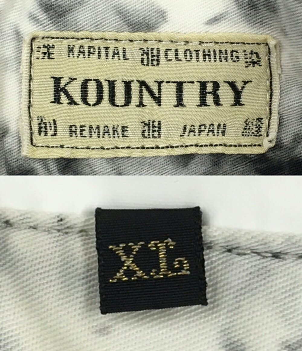 【7%OFFクーポン&500円OFFクーポン15日0時〜18日23:59迄】【中古】 キャピタル ショートパンツ タイダイ柄ショーツ KOR906SP19 メンズ SIZE XL KAPITAL