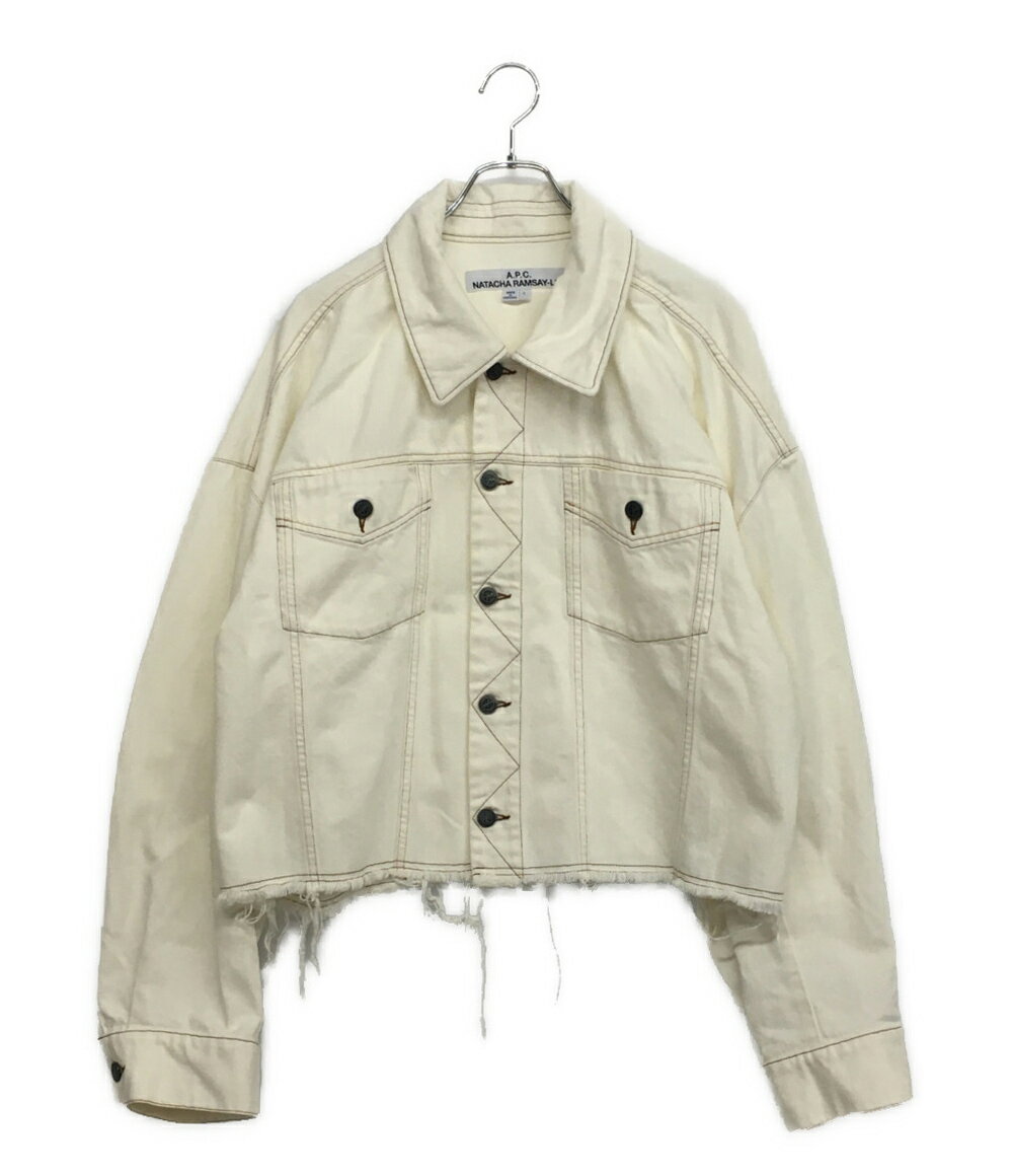 【全品5%OFFクーポン30日23:59迄】【中古】 アーペーセー ナターシャラムゼイレヴィ デニムジャケット ..