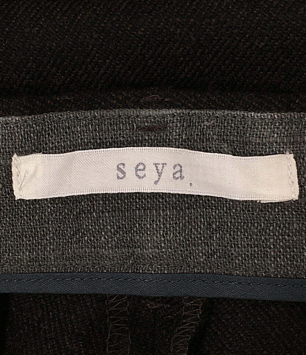 【先着クーポン11日1:59迄】【中古】 セヤ パンツ ヴィンテージツイル 23AW メンズ SIZE 3 seya.