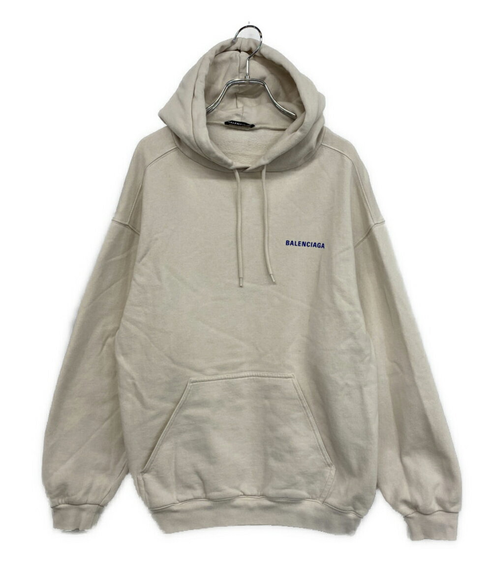 【中古】 バレンシアガ バックロゴフーディ スウェットパーカー 600583 メンズ SIZE S BALENCIAGA