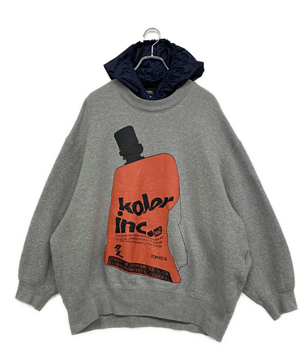 Rakuten - 【中古】 カラー スウェットパーカー ナイロンフード メンズ SIZE 1 kolor