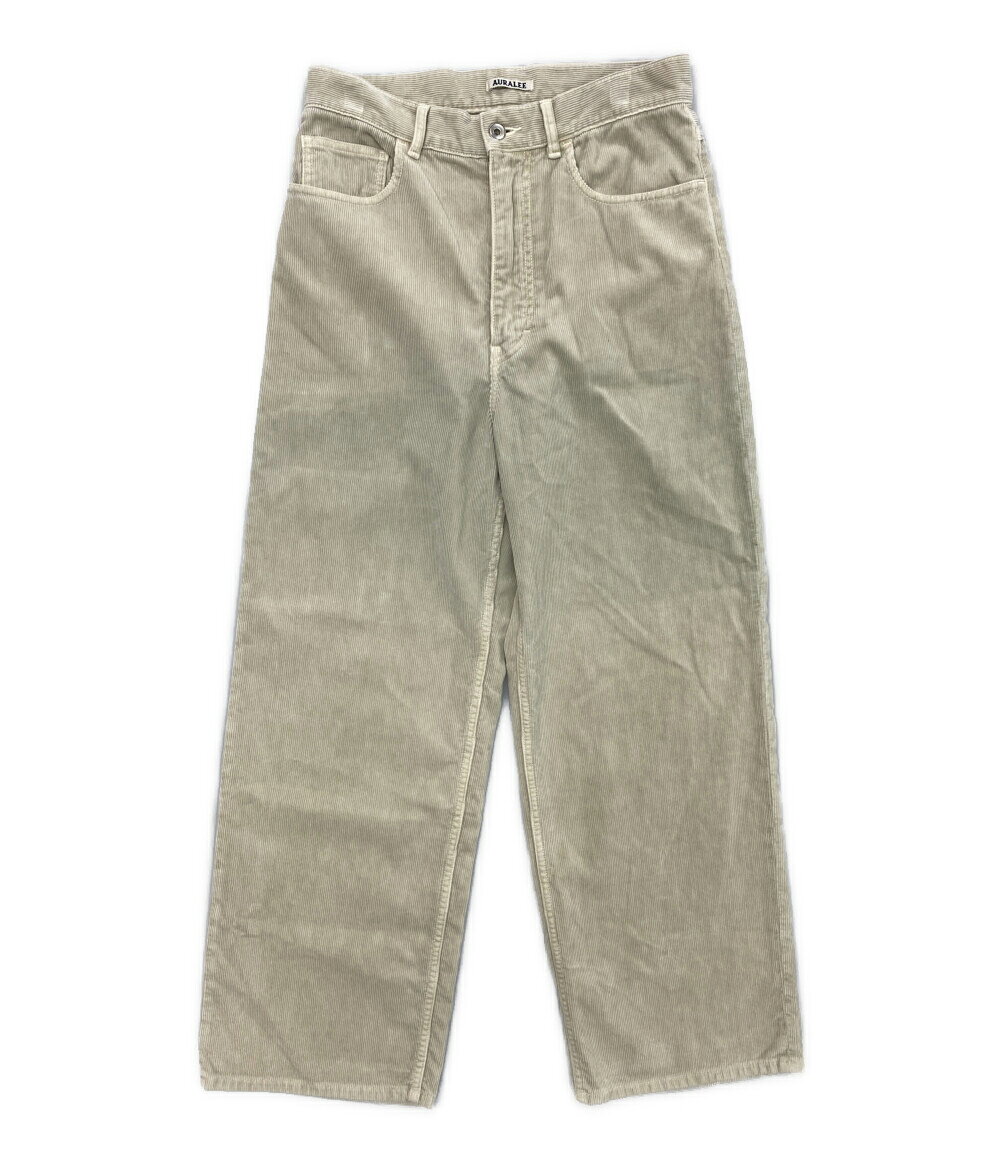 楽天市場】auralee washed corduroy 5p pants（メンズファッション）の通販