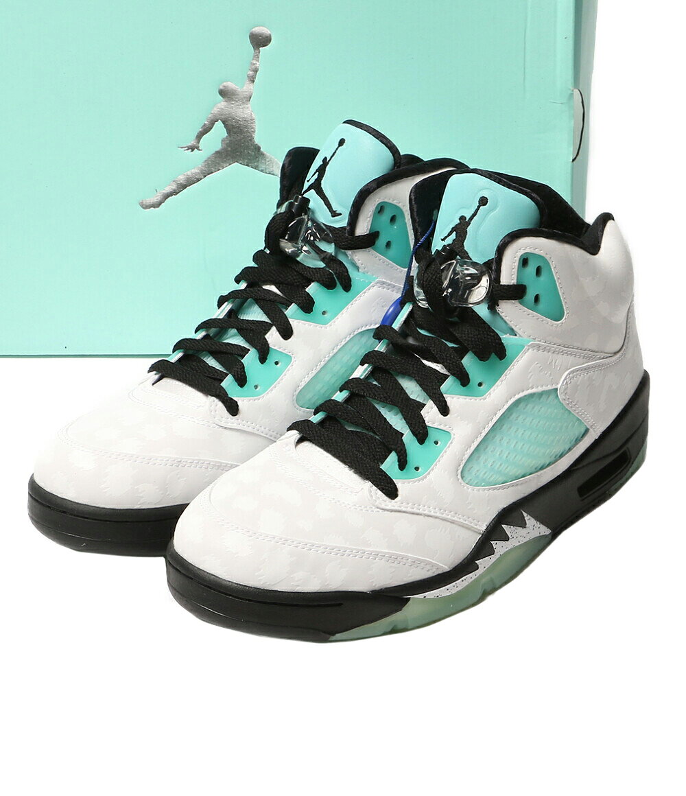 美品 ナイキ スニーカー Air Jordan 5 Retro SNGL DY CN2932-100 メンズ SIZE 28.5cm NIKE