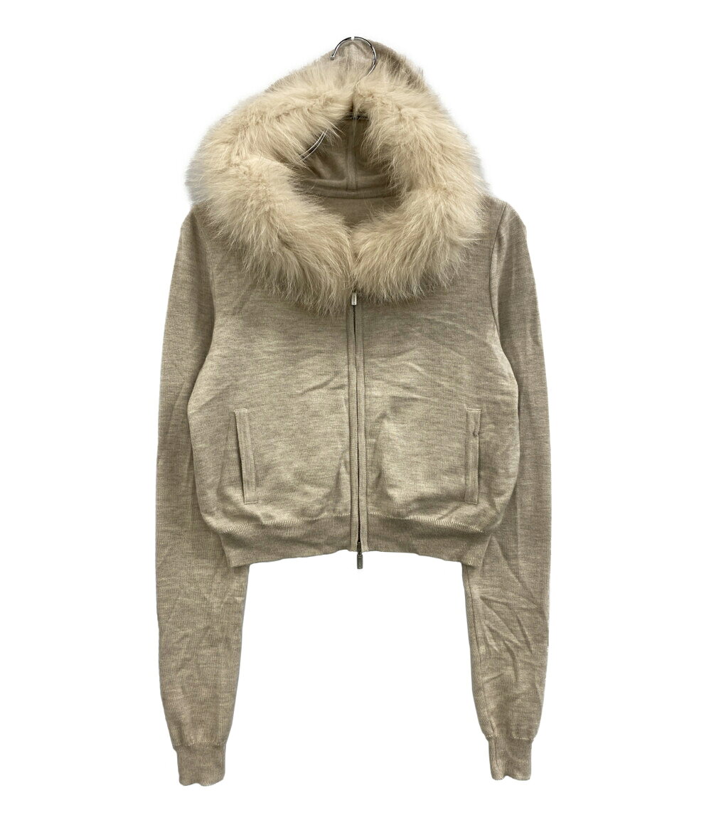 【中古】 フォクシー パーカー LITTLE PARKA 37438-KAJFI100TMN レディース SIZE 38 foxey