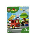 【中古】 LEGOブロック 10901 デュプロ 光る!鳴る!消防車 LEGO