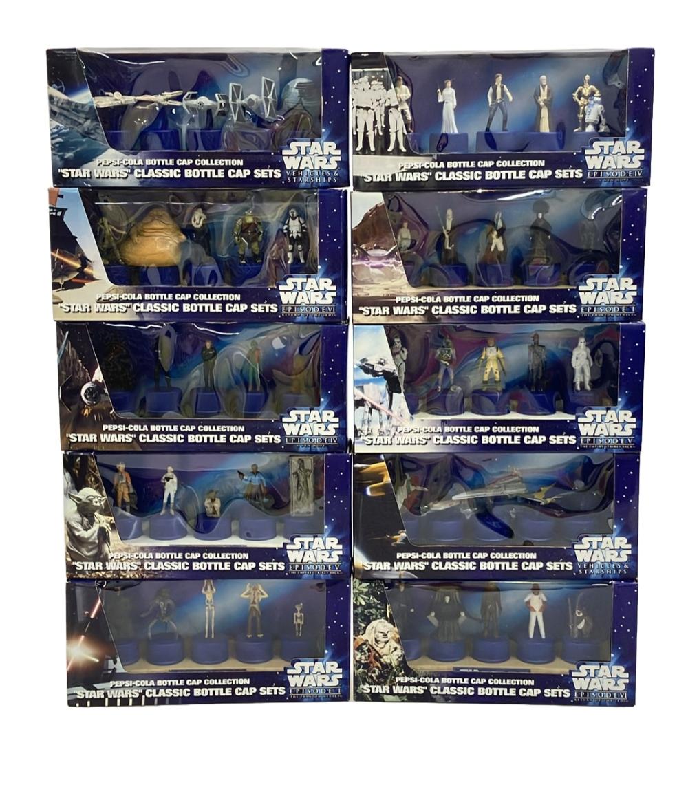 【最大1,000円OFFクーポン〜10日1:59迄】【中古】 ペプシ スターウォーズ ボトルキャップセット まとめ売り フィギュア