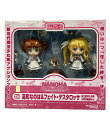 【中古】 魔法少女リリカルなのは ねんどろいど 高町なのは&フェイト・テスタロッサ 私立聖祥大付属小学校制服Ver. グッドスマイルカンパニー フィギュア