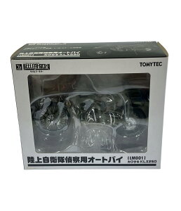 【最大1,000円OFFクーポン4日20時〜11日1:59迄】【中古】 美品 陸上自衛隊偵察用オートバイ カワサキ KLX250 リトルアーモリー 1/12 トミーテック フィギュア