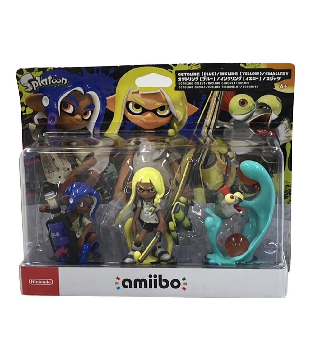 【最大2,000円OFFクーポン4日20時～11日1:59迄】【中古】 美品 スプラトゥーン トリプルセット 周辺機器 amiibo Nintendo ゲーム周辺機器