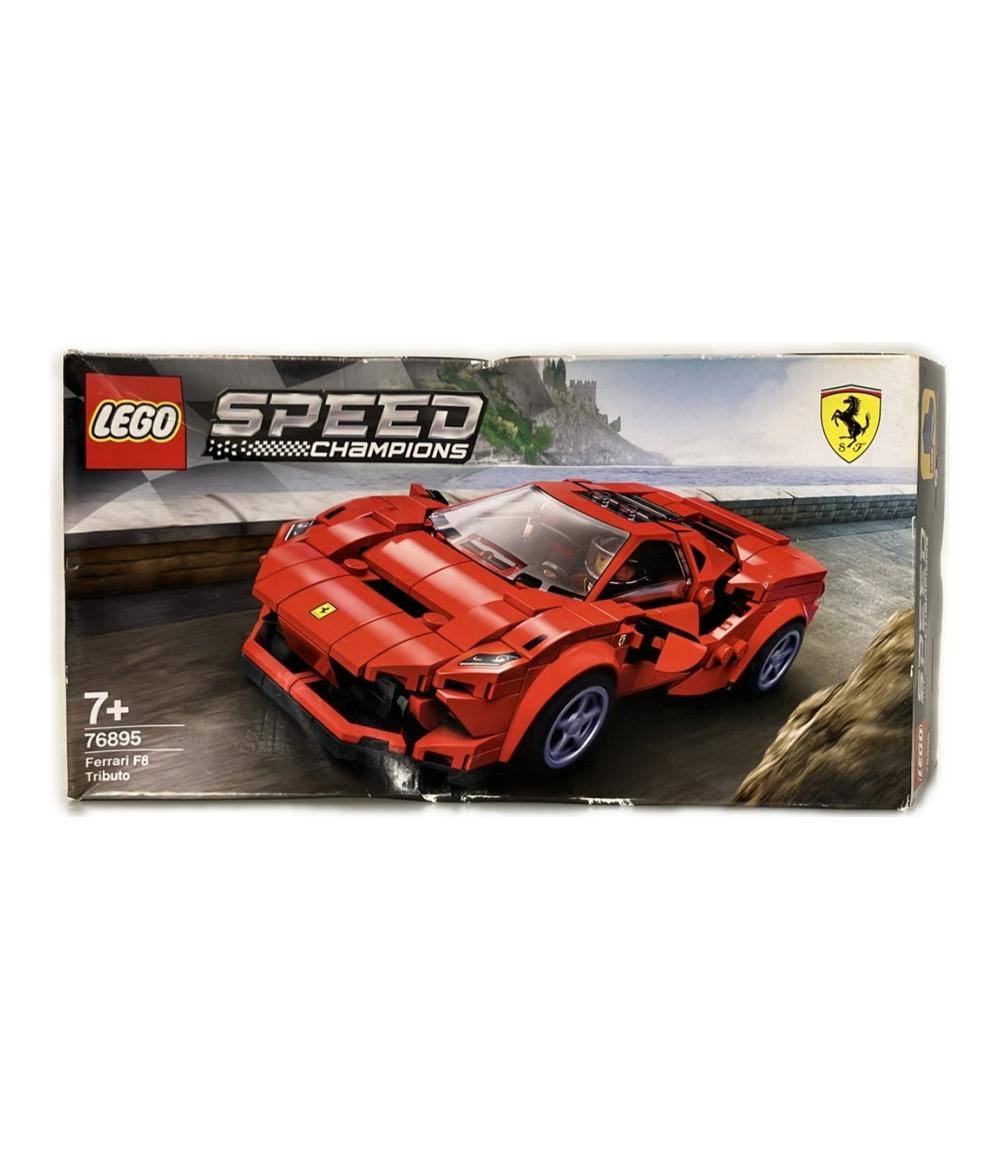【最大2,000円OFFクーポン27日1:59迄】【中古】 美品 LEGO スピードチャンピオン フェラーリ F8 トリビュート 76895 レゴブロック
