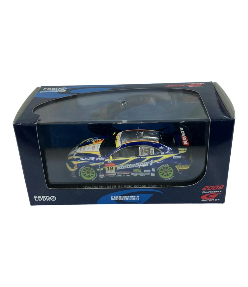 【最大2,000円OFFクーポン27日1:59迄】【中古】 EBBRO スーパーGT GT300 レクサス ウェッズスポーツIS350 1/43 ミニカー