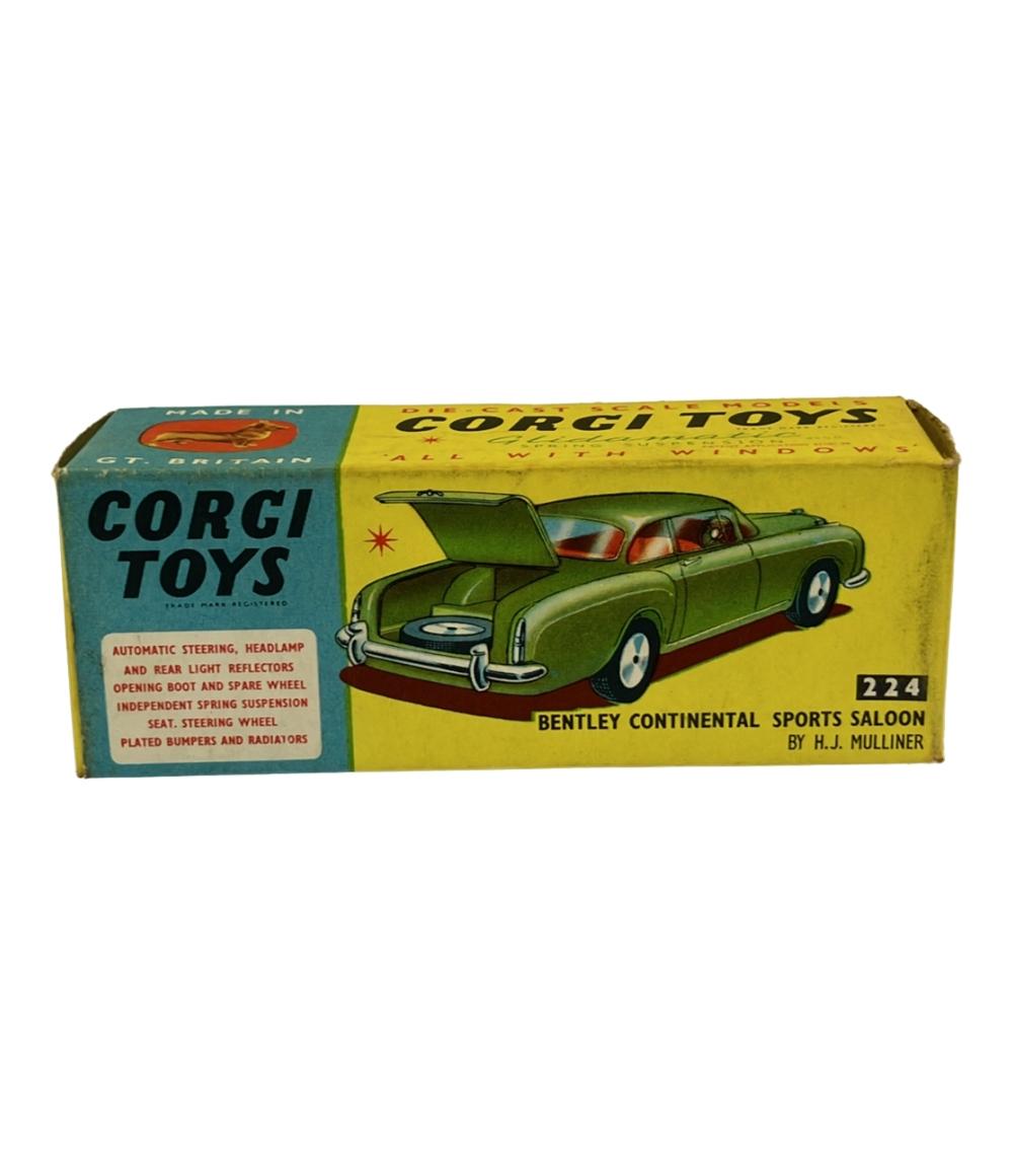 【中古】 CORGI TOYS ベントレー コンチネンタル スポーツサルーン ミニカー