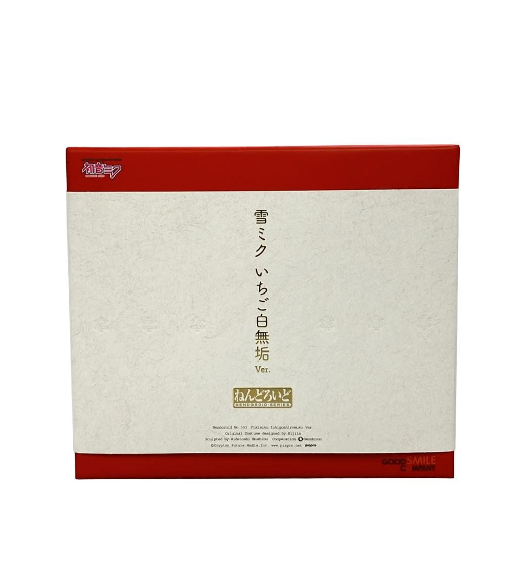 【最大1,000円OFFクーポン24日20時～29日1:59迄】【中古】 グッドスマイルカンパニー 初音ミク ねんどろいど 303 雪ミク いちご白無垢Ver. フィギュア