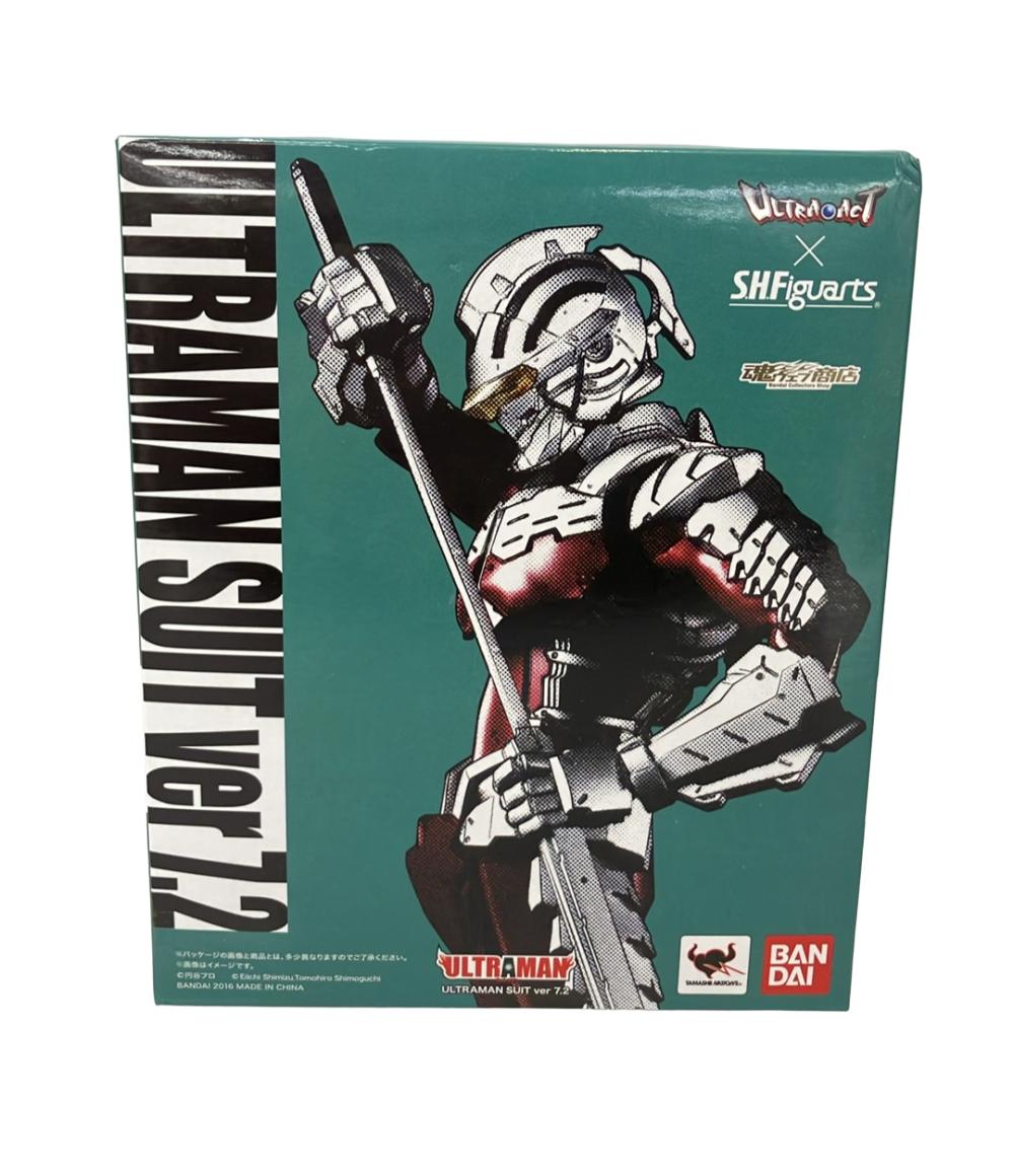 【最大1,000円OFFクーポン23日1:59迄】【中古】 BANDAI ウルトラマン ULTRA-ACT×S.H.Figuarts ULTRAMAN SUIT ver 7.2 アクションフィギュア