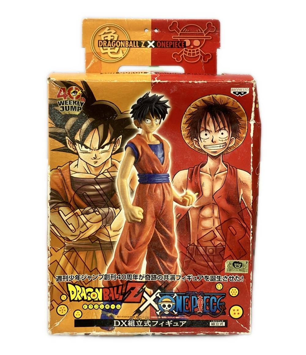 Rakuten - 【全品P10倍1日0時〜23:59迄】【中古】 バンプレスト ONE PIECE×ドラゴンボール ジャンプ創刊40周年 モンキー・D・ルフィ DX組み立て式フィギュア フィギュア