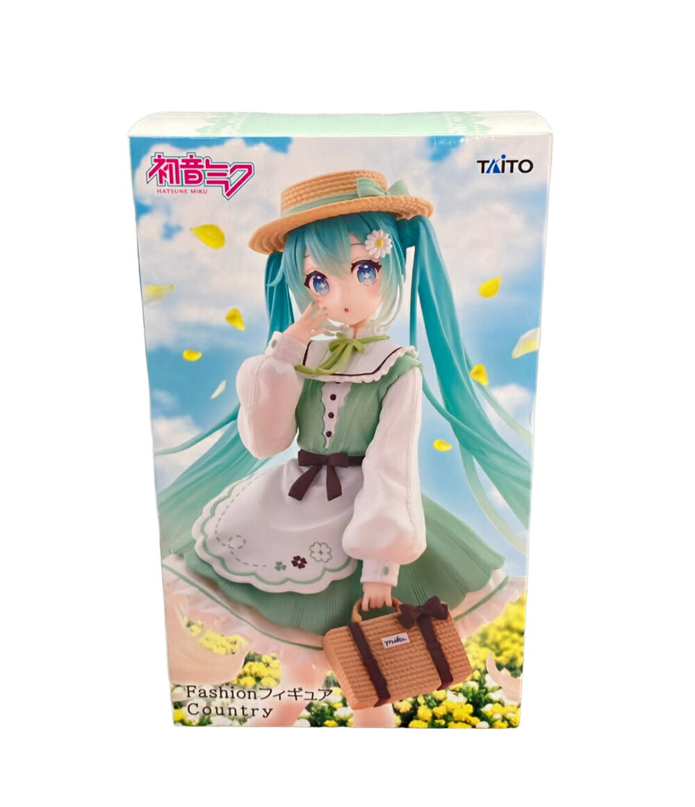 樂天商城 - 【500円OFFクーポン22日23:59迄】【中古】 タイトー 初音ミク Fashion フィギュア Country フィギュア
